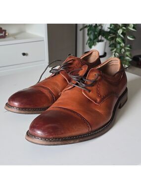 Stacy Adams Men's Brown Leather Dress Shoes